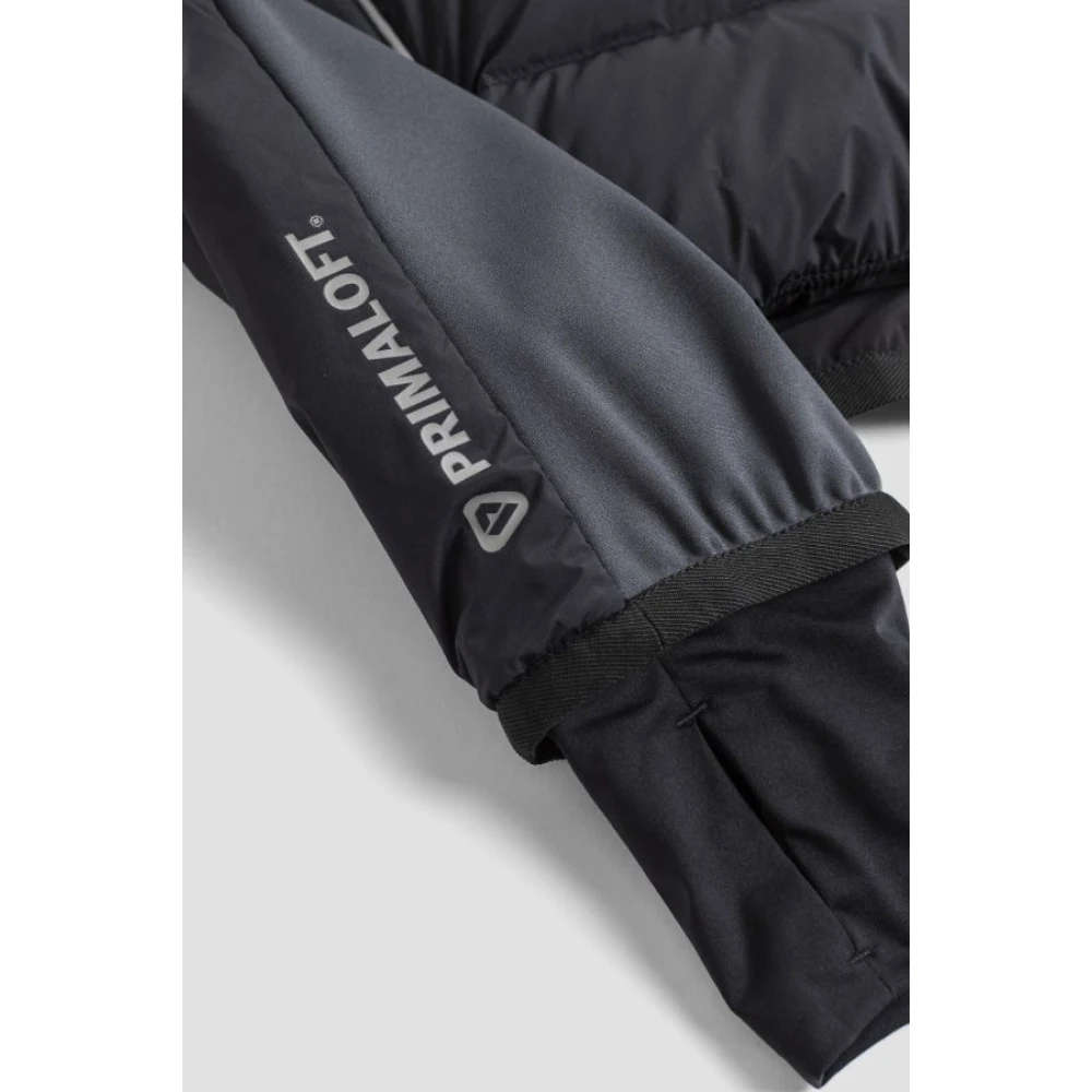 Moncler Zwarte Pocol MID Layer jas Black Heren