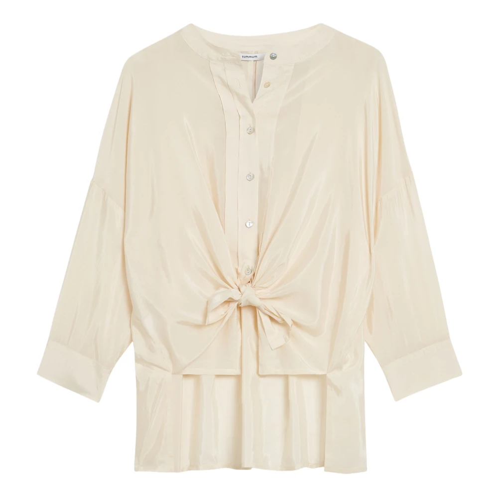 Summum Woman Beige Blouses, Female, L, Viscose Cotton Blouse