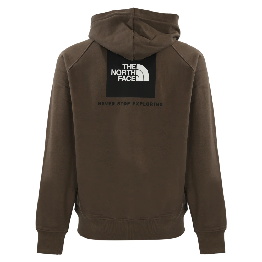 The North Face Bruine Katoenen Hoodie Sweater Brown Heren