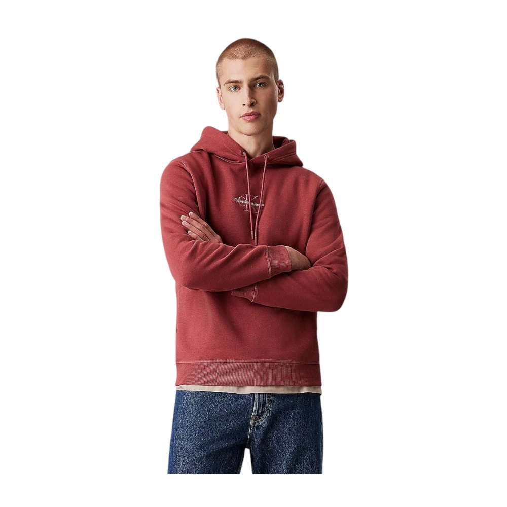 Calvin Klein Stijlvolle Sweatshirt voor Mannen Red Heren