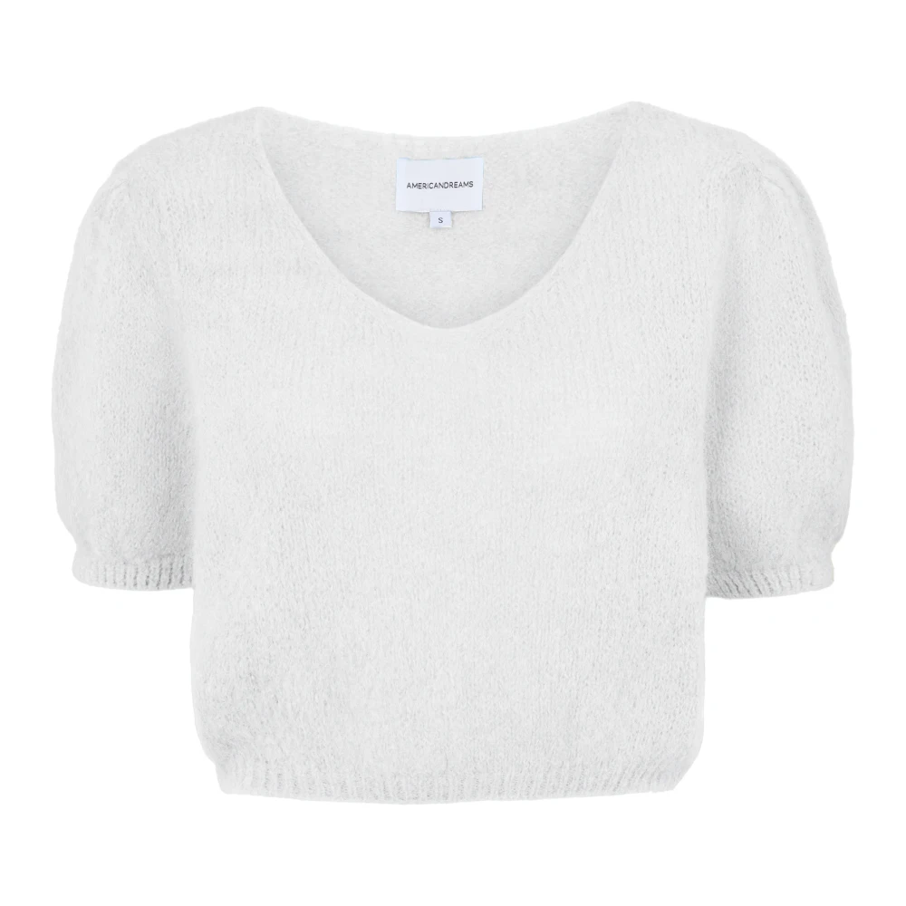 American Dreams Witte Lolanda Pullover Trui White Dames