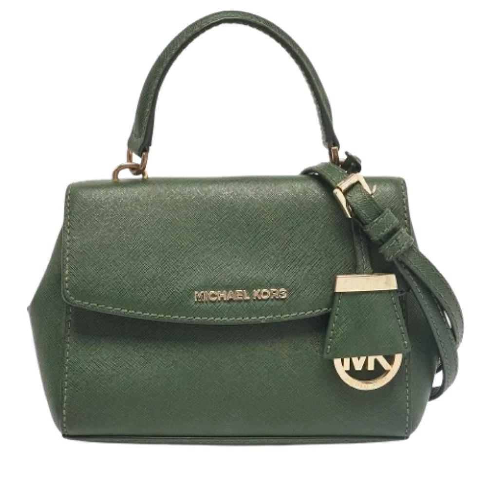Michael Kors Pre-owned Leather handbags Green Dames
