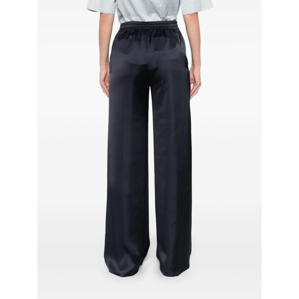 Herno Elegante Palazzo Broek Blue Dames