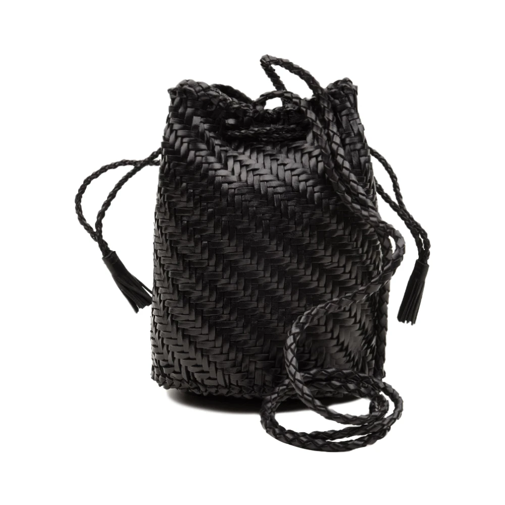 Dragon Diffusion Zwarte Leren Tote Tas Black Dames