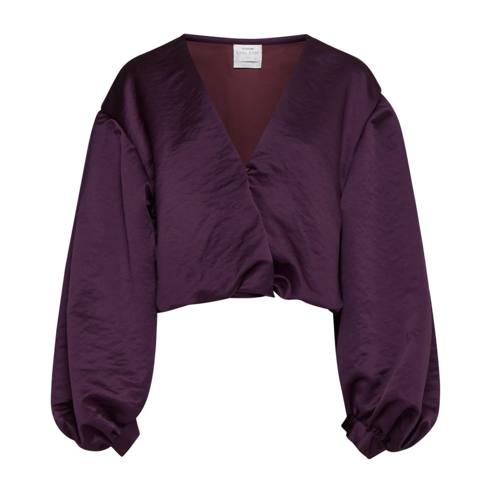 Forte Elegante Overhemden Collectie Purple Dames