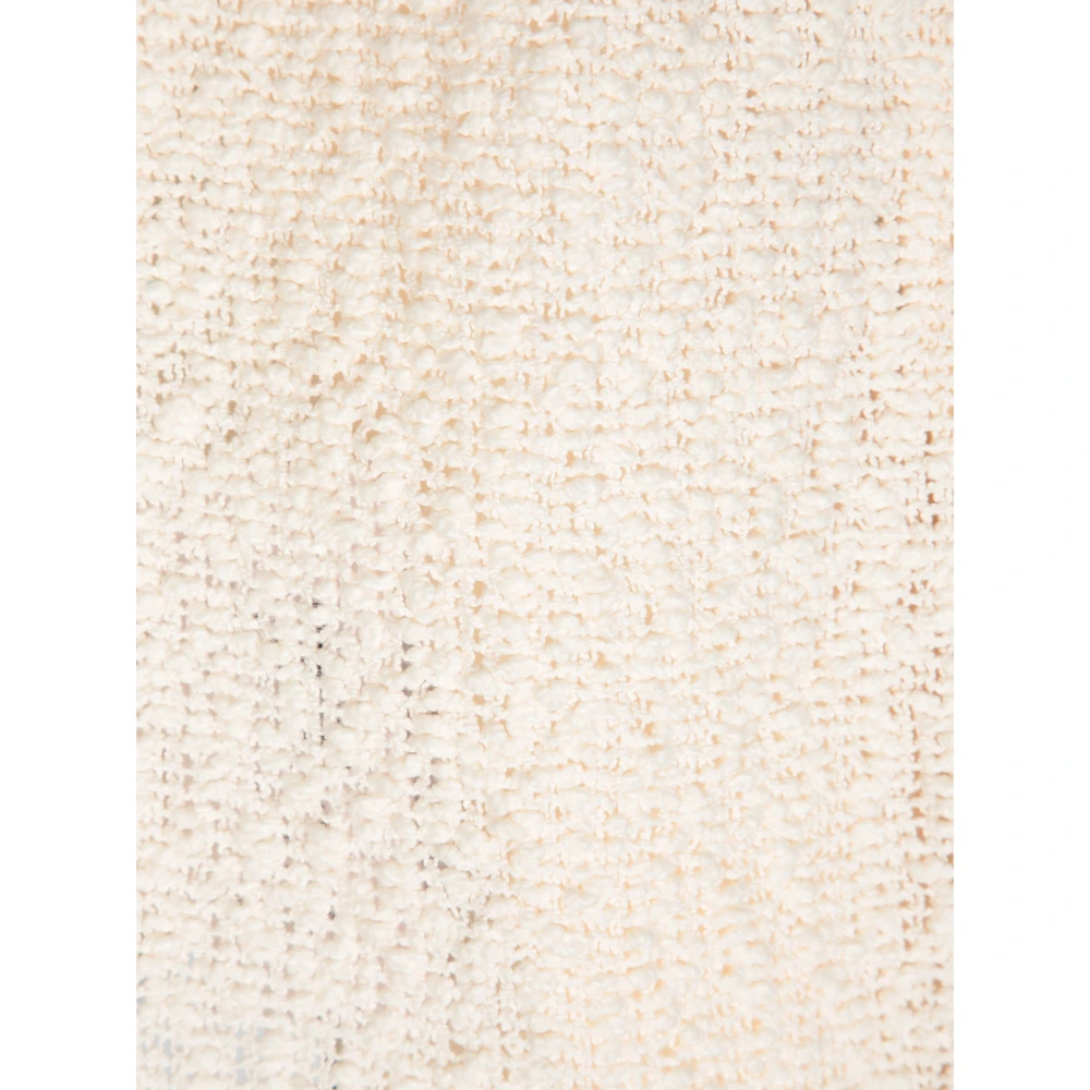 IRO Witte Fringed Jas Elegant Stijlvol White Dames
