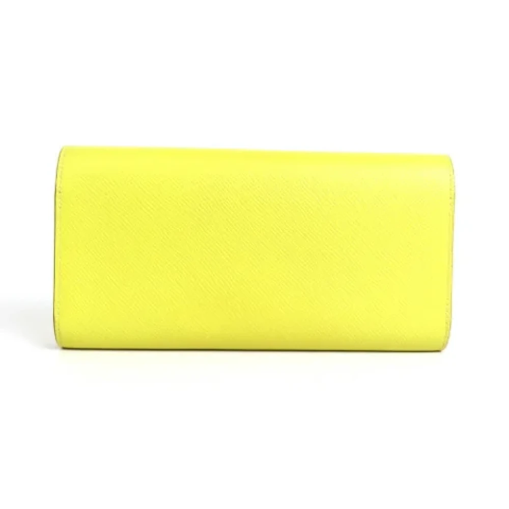 Hermès Vintage Pre-owned Fabric wallets Green Dames