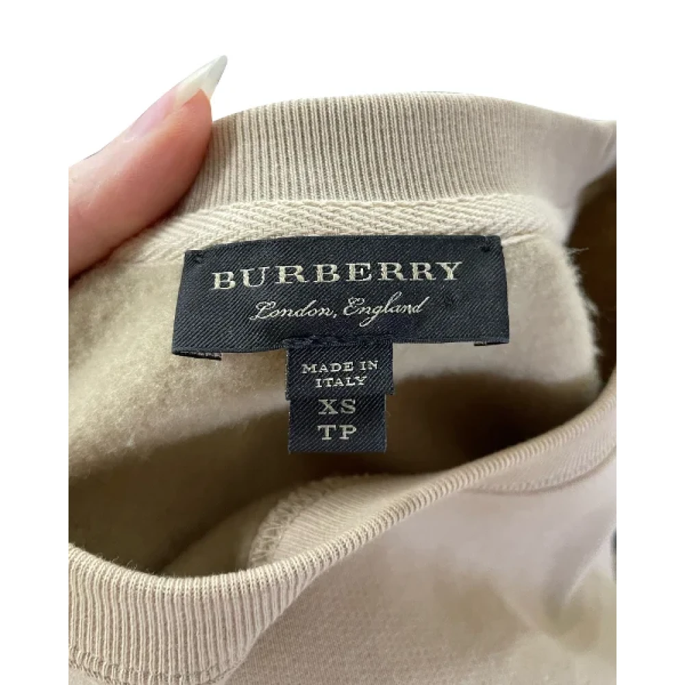 Burberry Vintage Pre-owned Cotton dresses Beige Dames