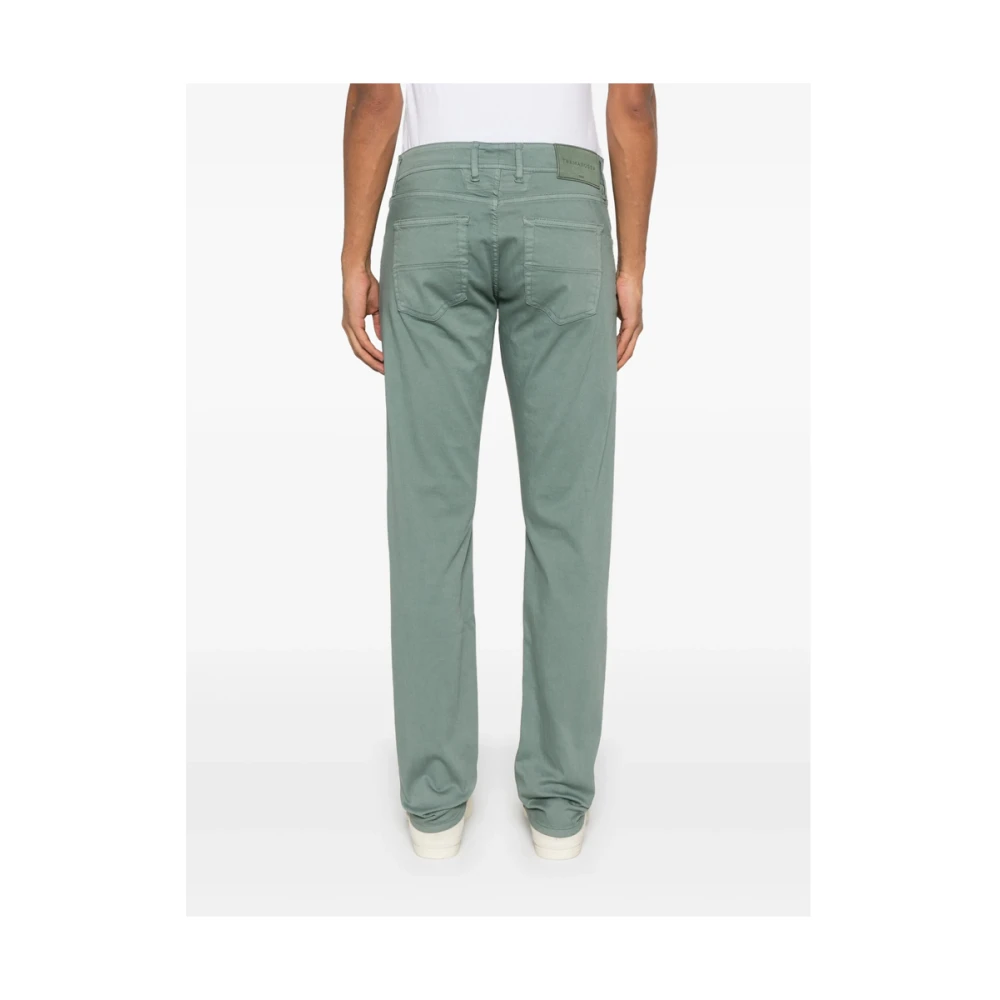 Tramarossa Teal Groene Klassieke Vijf-Pocket Broek Green Heren