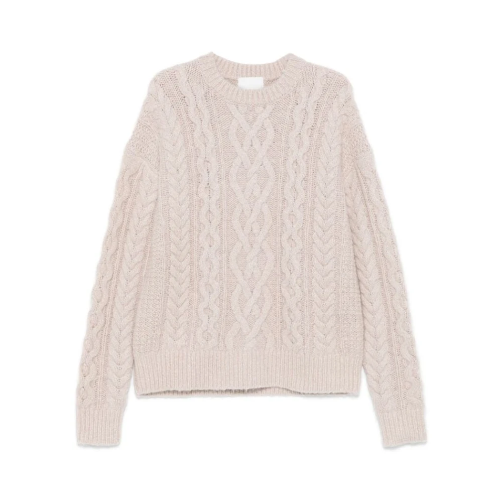 Isabel marant Beige Kabeltrui Pink Heren