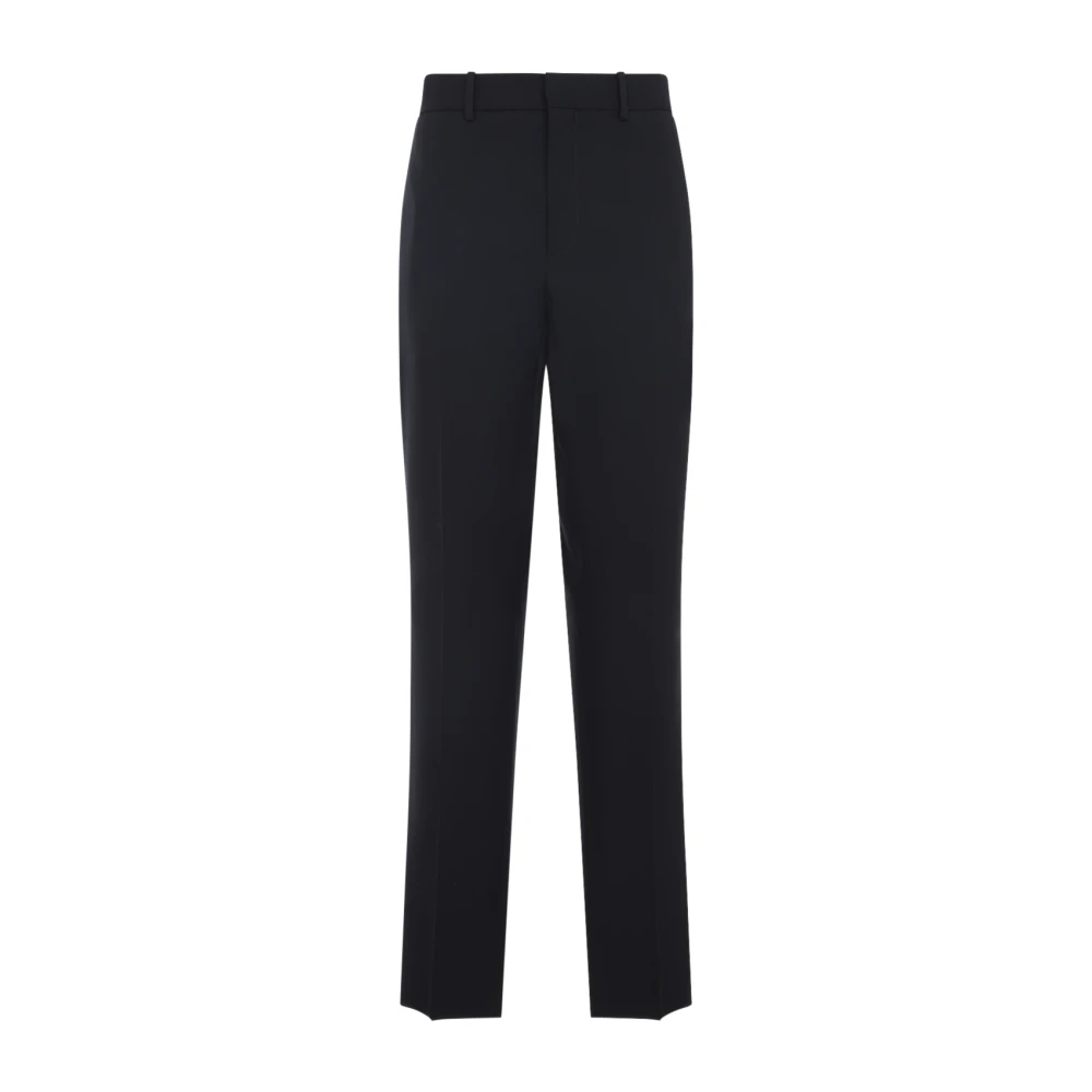 Jil Sander Men's Blue Straight Trousers, M, W Trouser 01
