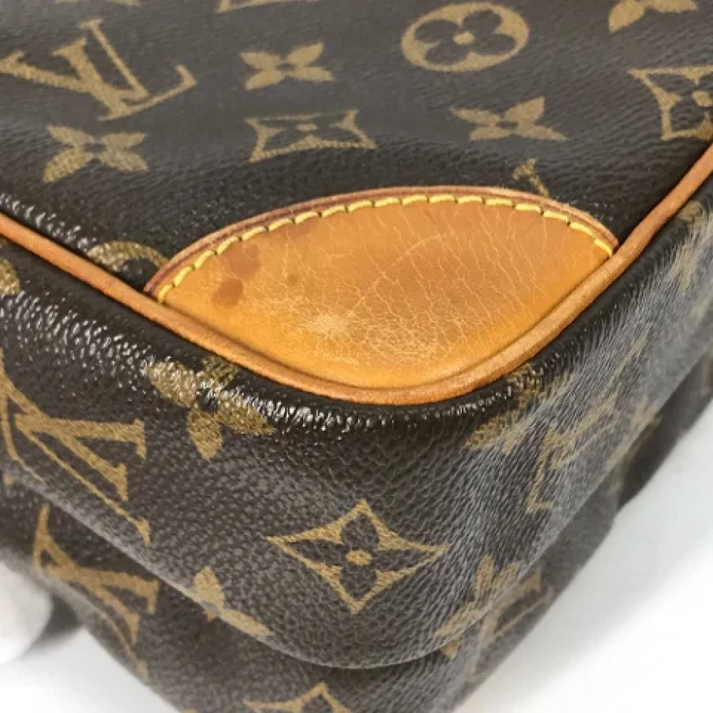 Louis Vuitton Vintage Pre-owned Cotton louis-vuitton-bags Brown Dames
