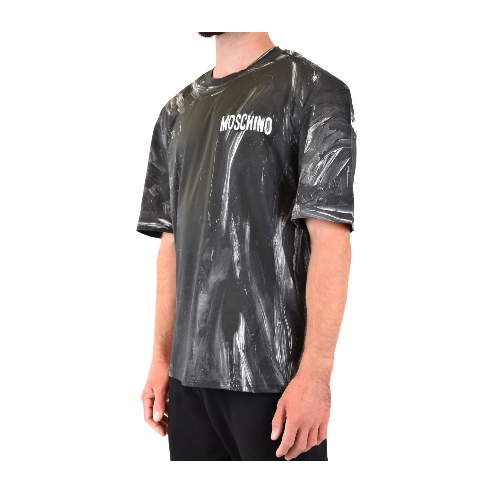 Moschino Upgrade je casual garderobe met dit hoogwaardige T-shirt voor heren Black Heren