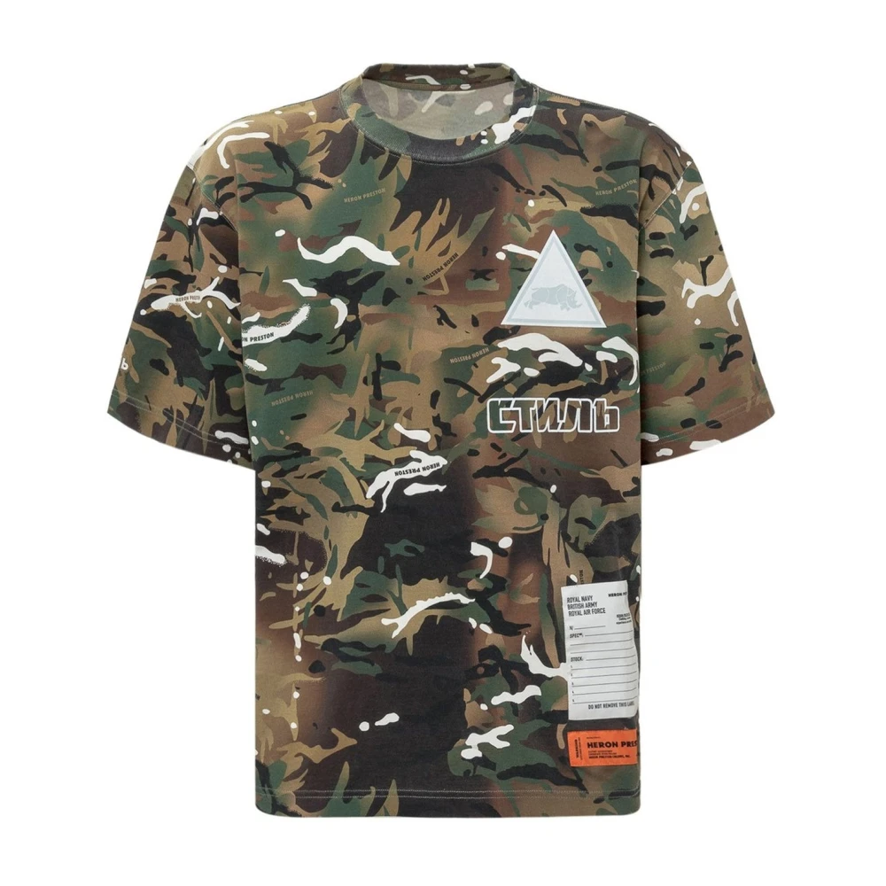 Heron Preston Camouflage T-shirt voor heren Multicolor Heren