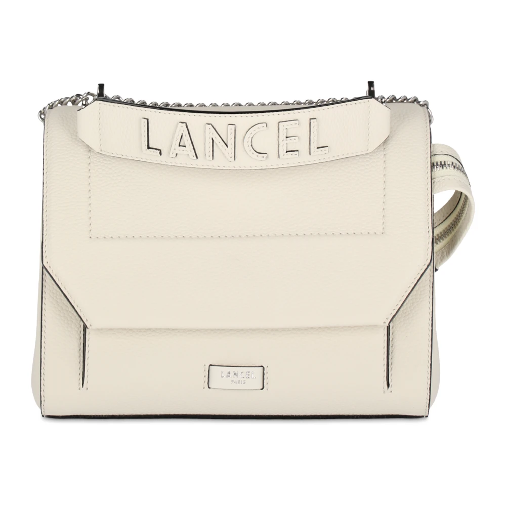 Lancel Women's White Handbags, One Size, Chic Urban Crossbody Bag Ninon