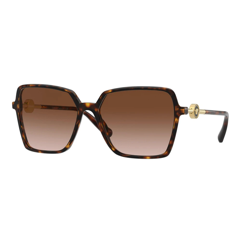 Versace Women's Brown Sunglasses, 58 Mm, Enamel Medusa Sunglasses Dark Havana
