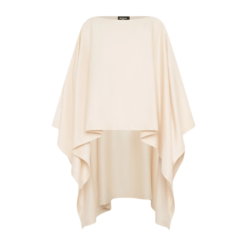 Kiton Zijden cape voor tijdloze elegantie Pink Dames