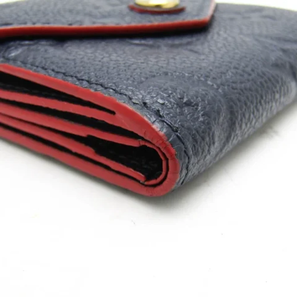 Louis Vuitton Vintage Pre-owned Leather wallets Blue Dames
