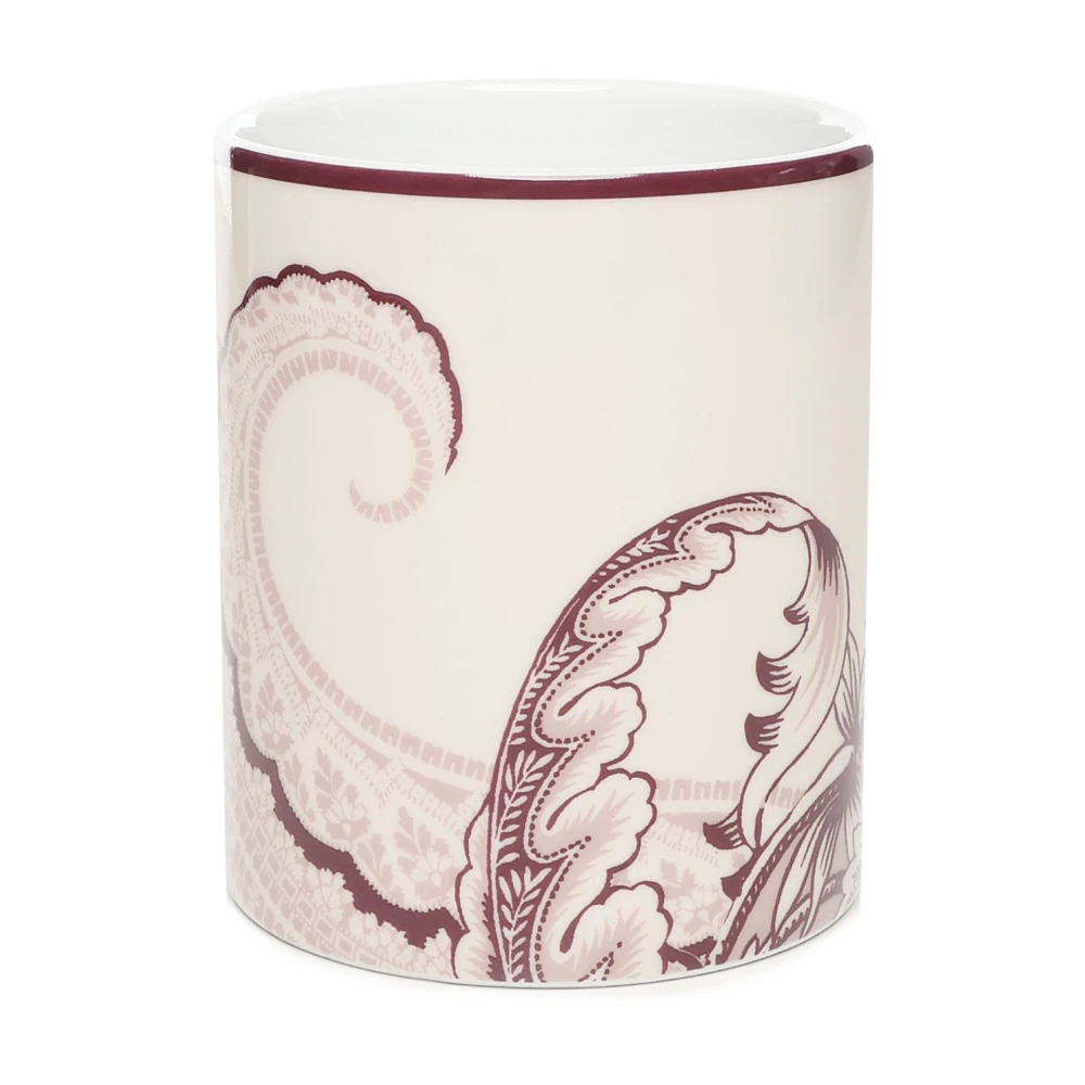 ETRO Wit Porselein Borcella Mok White Unisex