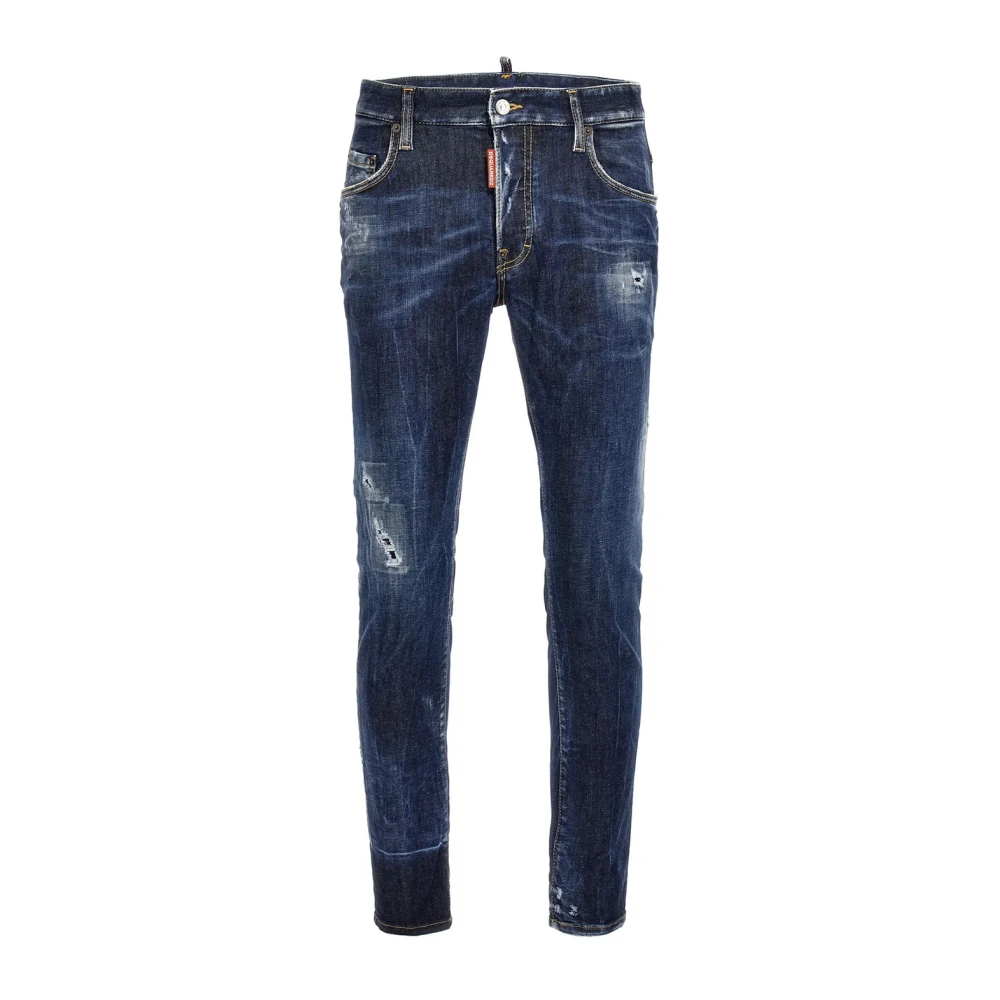 Dsquared2 Men's Blue Slim Fit Jeans, Xs, Stylish Denim Jeans Trousers