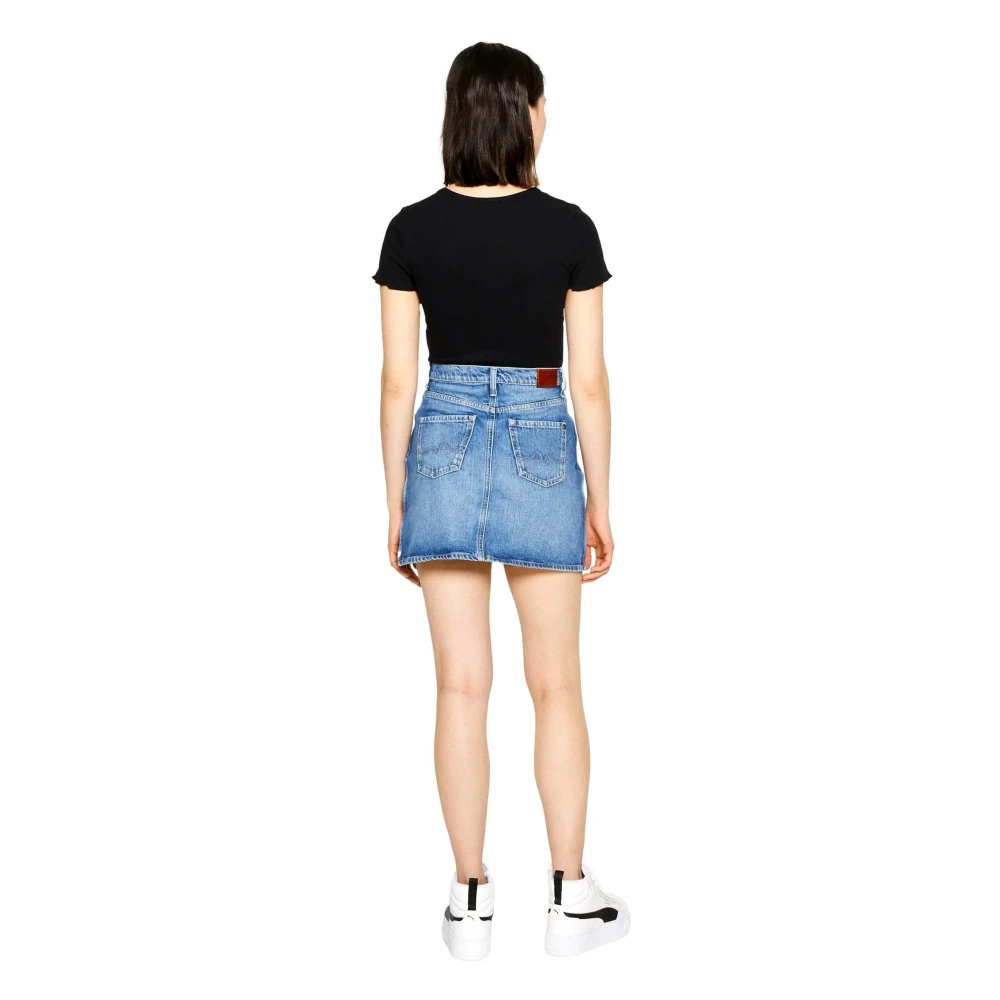Pepe Jeans Denim Skirts Blue Dames