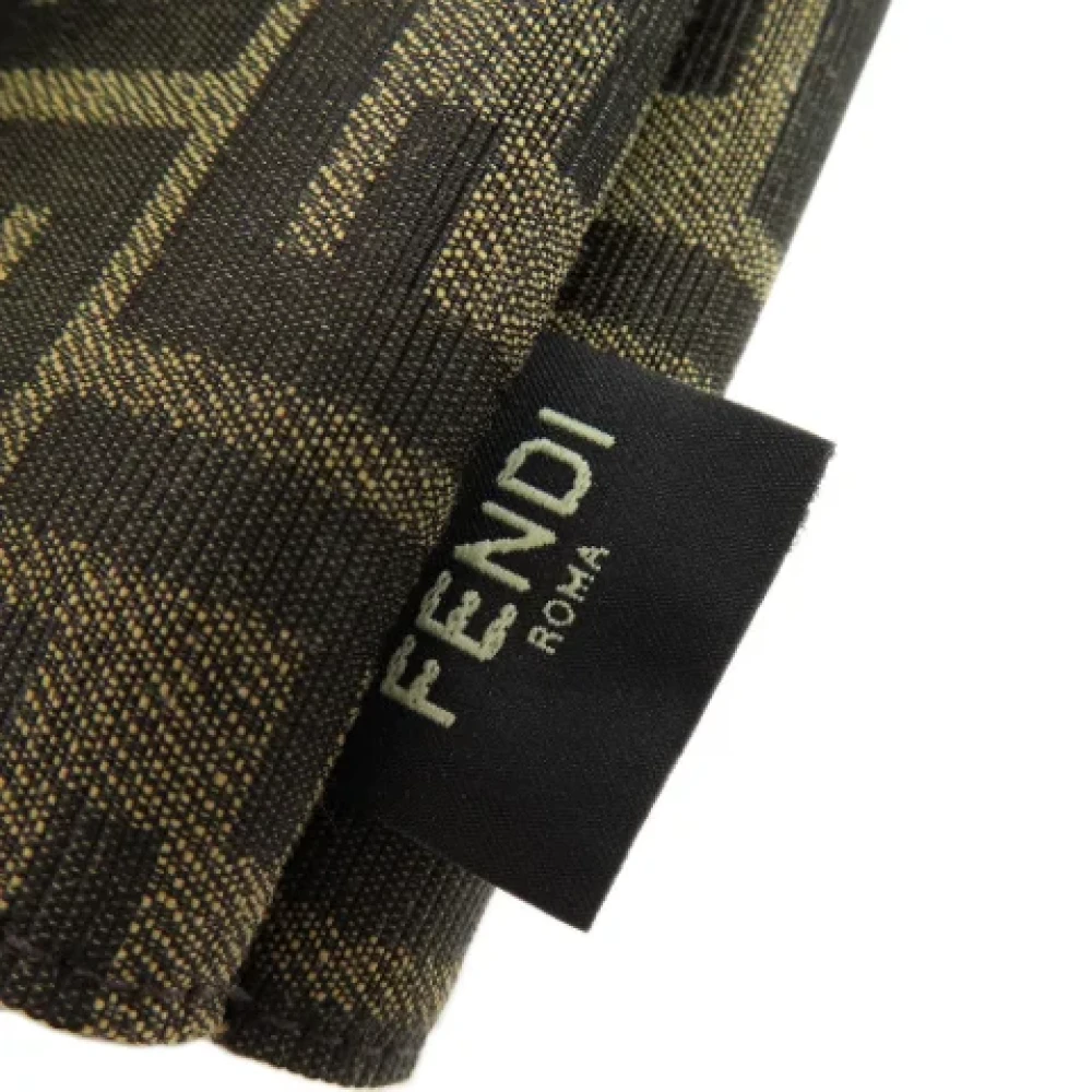 Fendi Vintage Pre-owned Canvas wallets Brown Dames