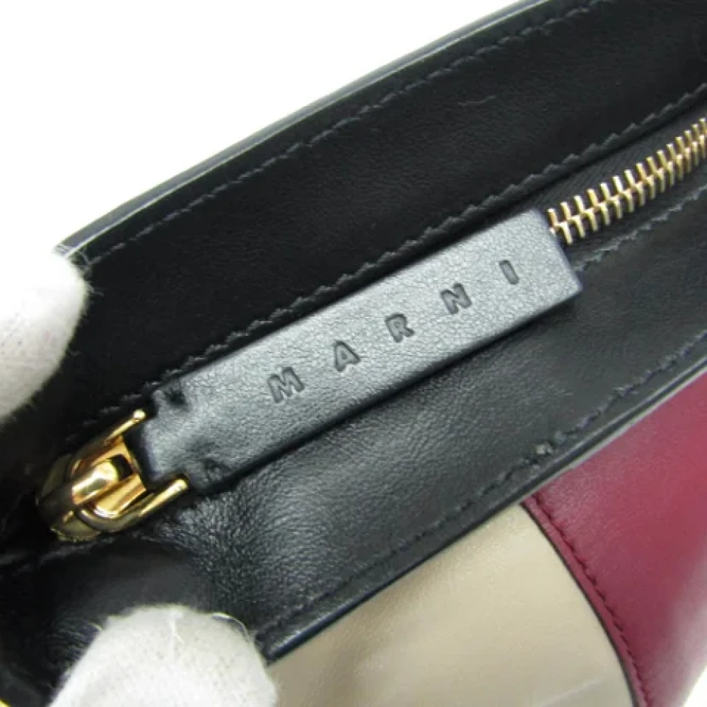 Marni Pre-owned Leather clutches Multicolor Dames