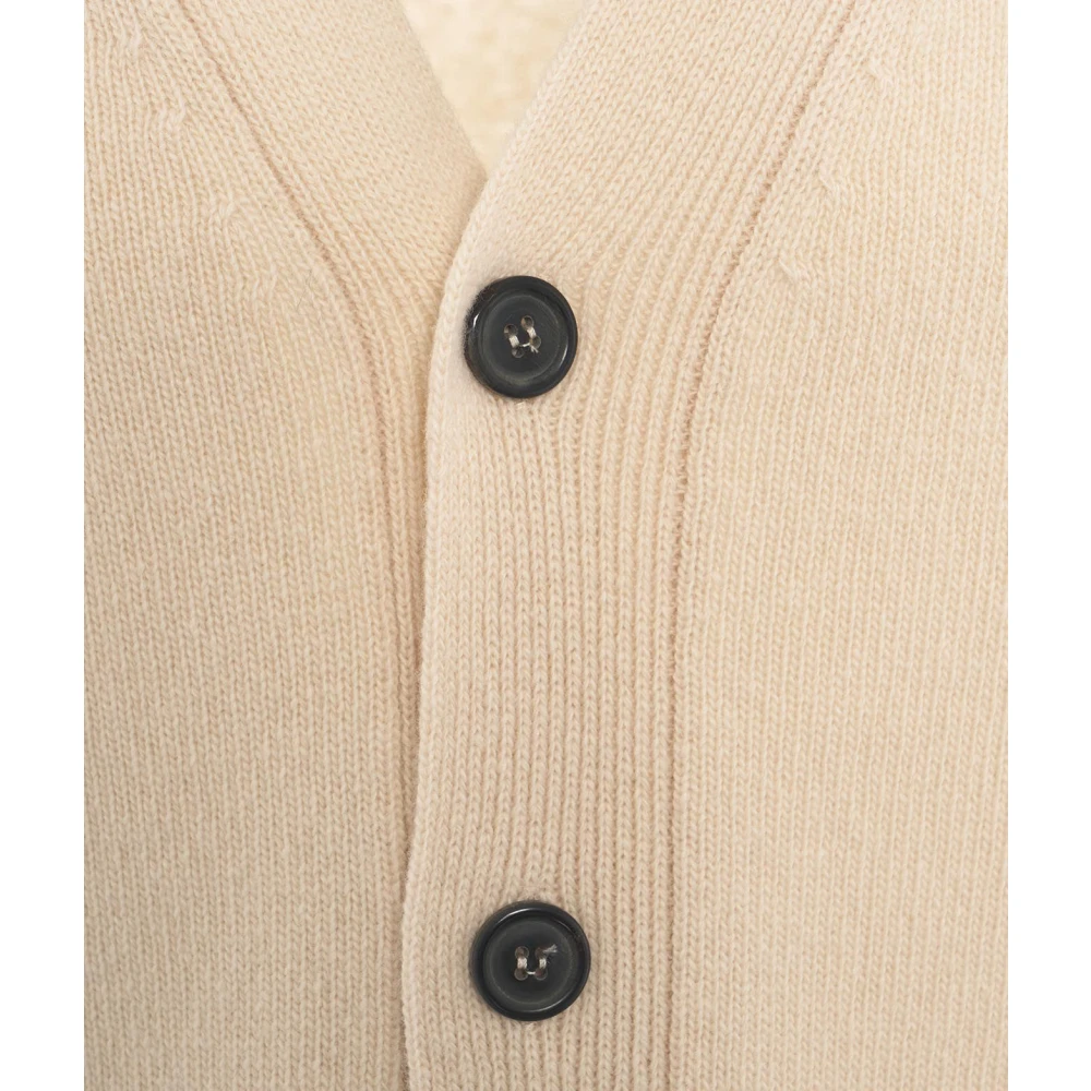 Mauro Grifoni Witte Gebreide Kleding voor Mannen Aw24 Beige Heren