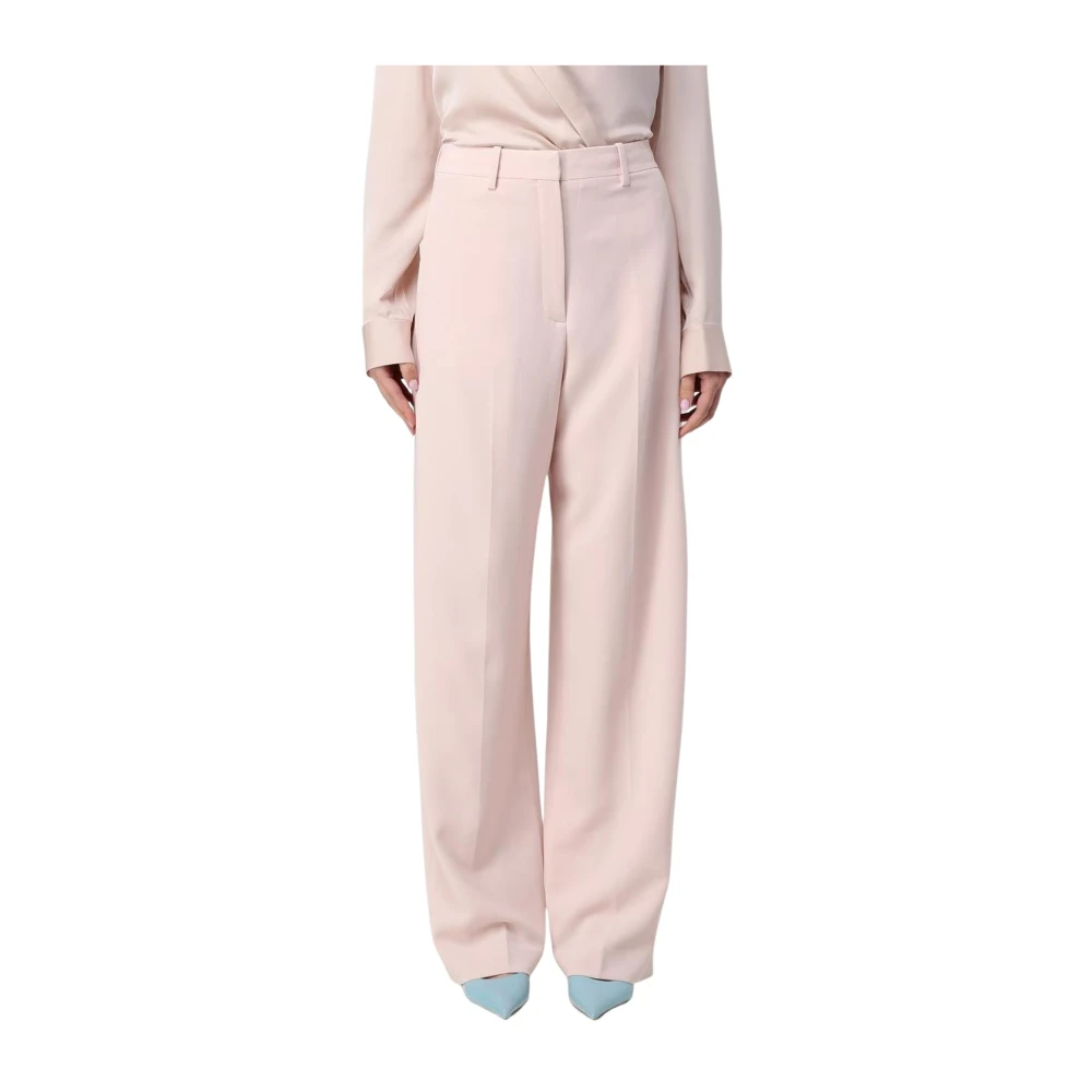 Theory Vrouw Roze Broeken Dames, M, Wijde Pijpen Broek