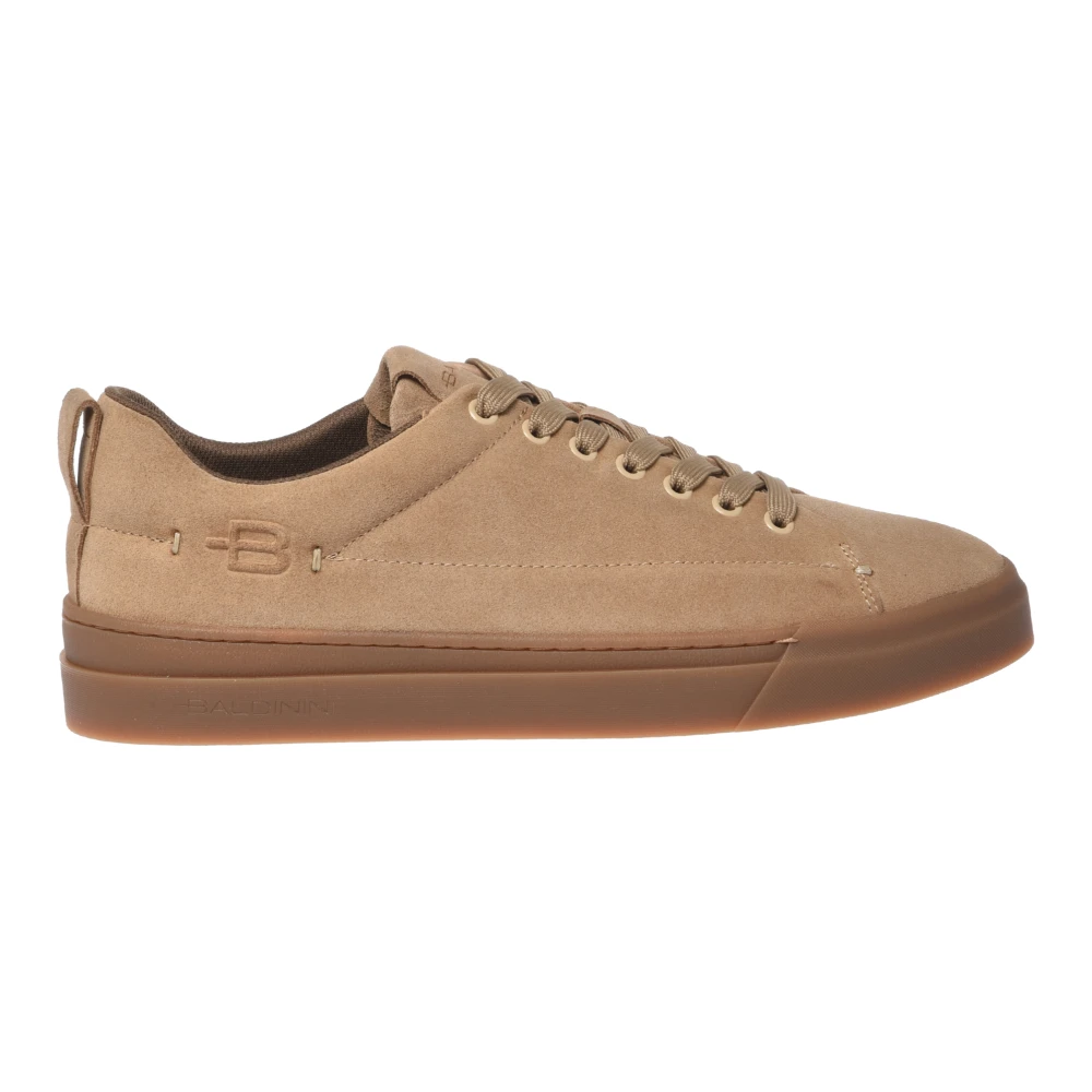 Baldinini Suede Sneaker Heren Schoenen Bruin
