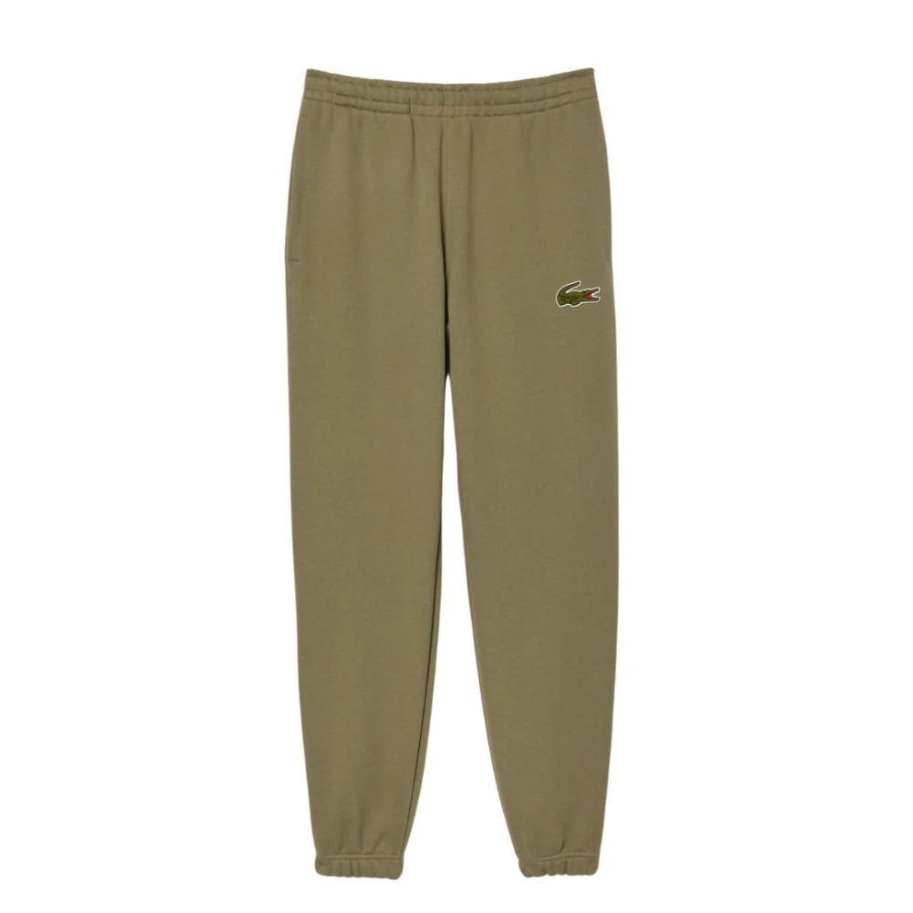 Lacoste Groene Sportieve Sweatpants Franse Chic Stijl Green Heren