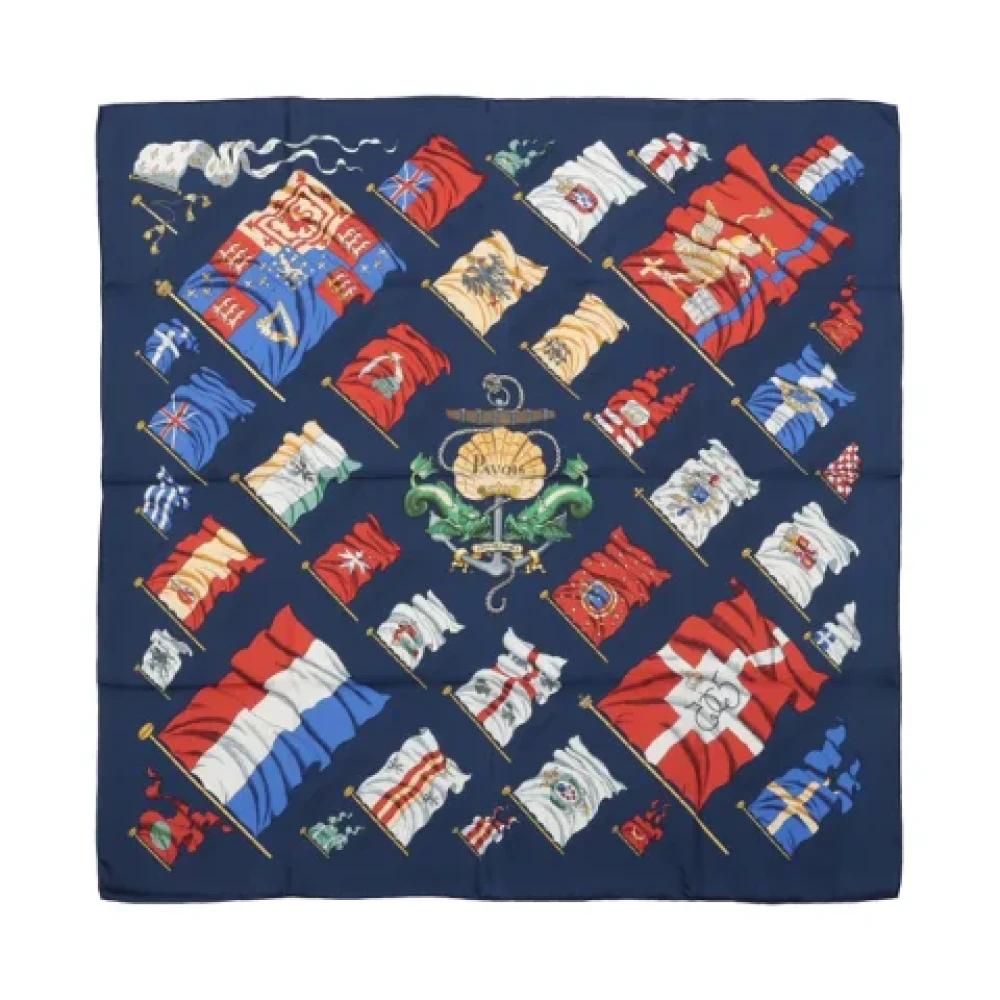 Pre-owned > Pre-owned Accessories > Pre-owned Scarves - - Hermès Vintage - Modalova
