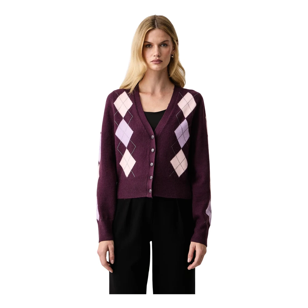 Guess , Damen, Strickwaren, Lila, S