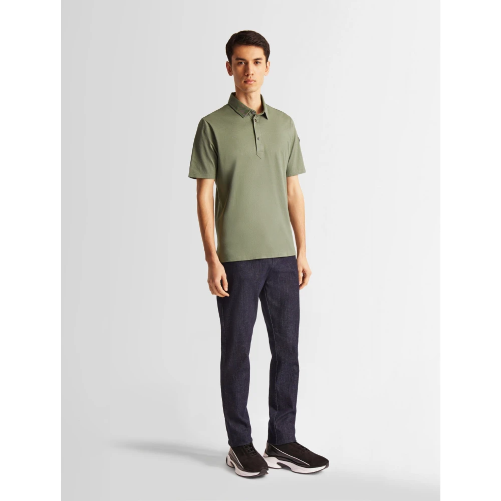 Fusalp Kortmouw Poloshirt Green Heren
