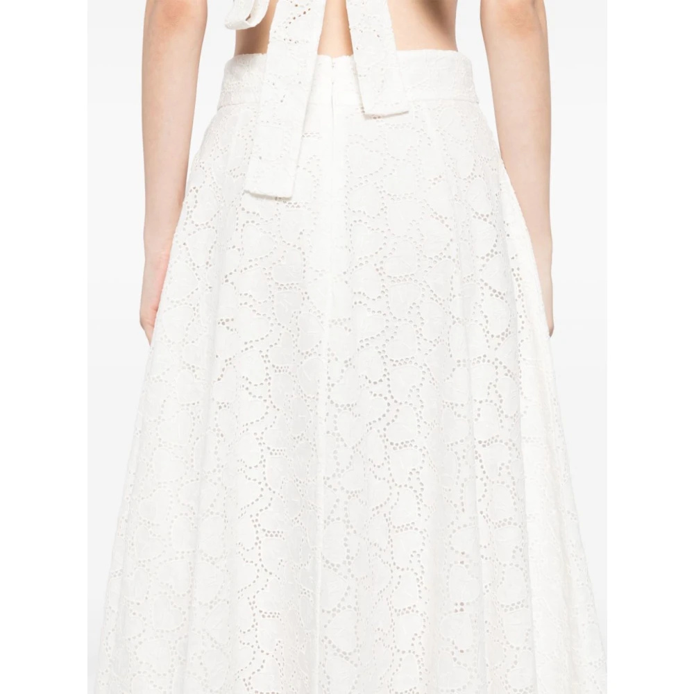 Zimmermann Witte Rokken met Rits aan de Achterkant White Dames