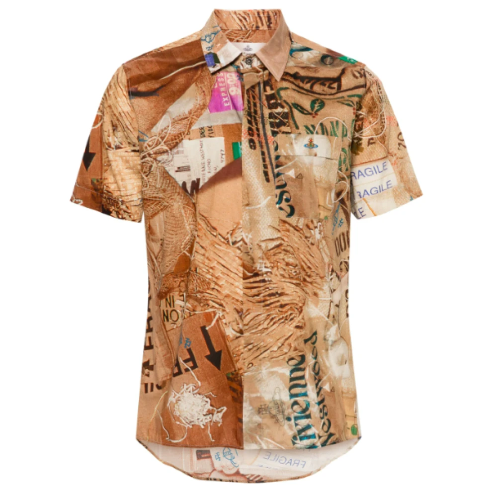 Vivienne Westwood Klassieke Trash Shirt Beige Heren