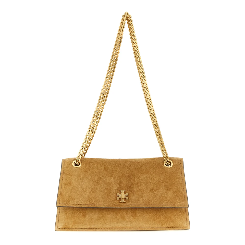 Tory Burch Brown Shoulder Bags, Female, One Size, Kira Turnlock Shoulder Bag