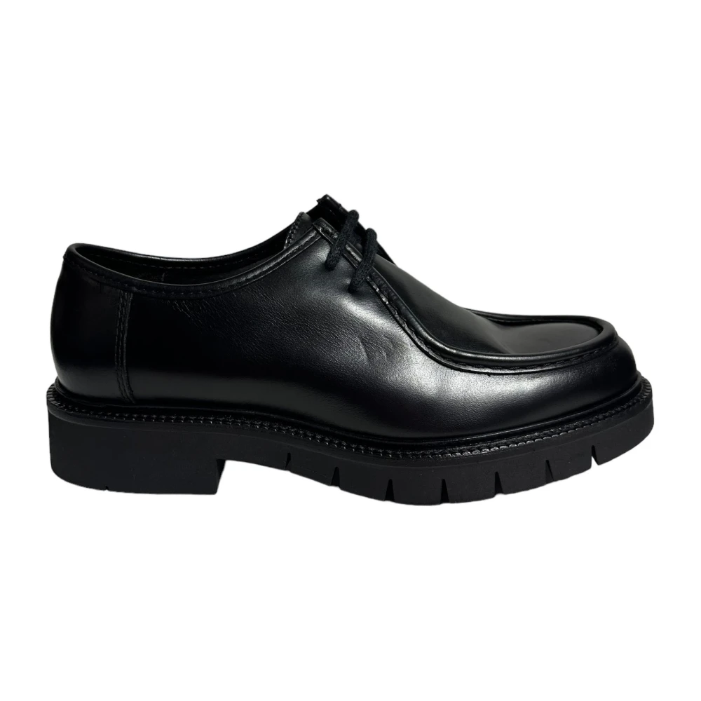 Marco Ferretti Polyester lage schoenen ingenieursstijl Black Heren