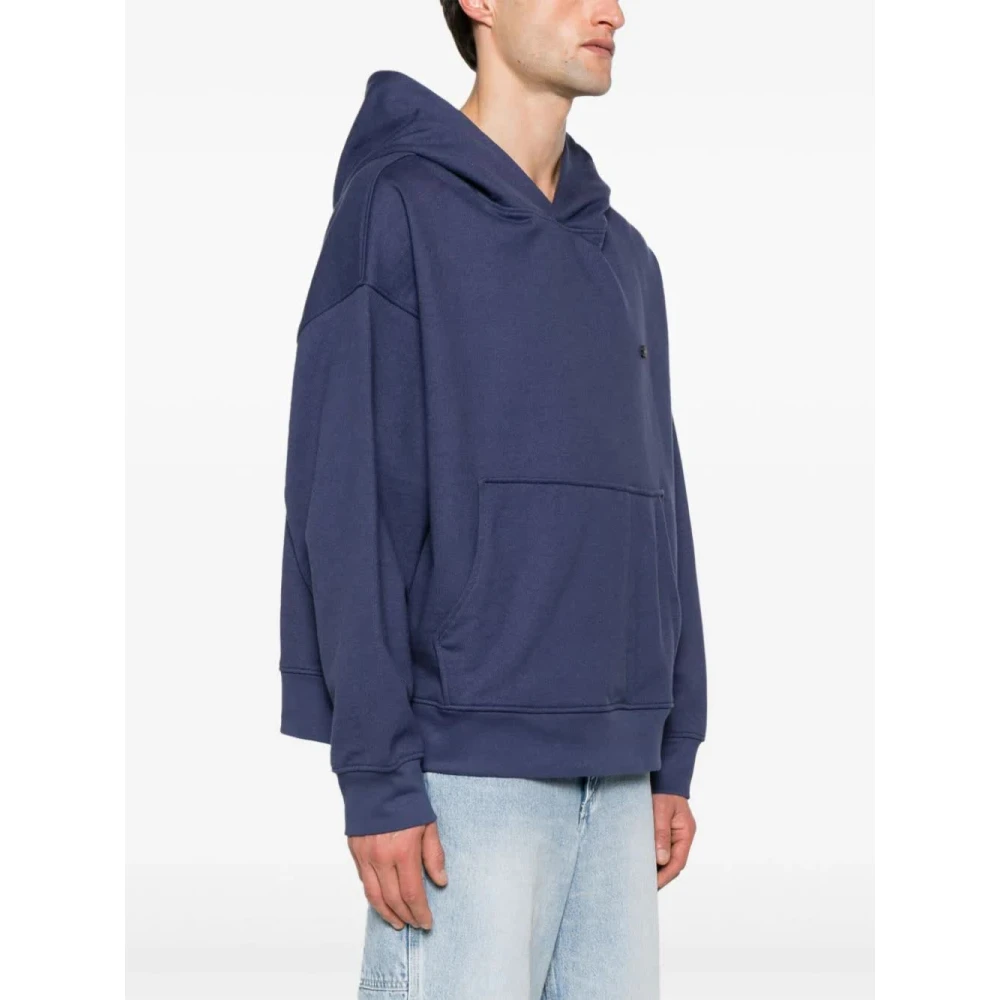 A Paper Kid Stijlvolle Blauwe Hoodie voor Mannen Blue Heren
