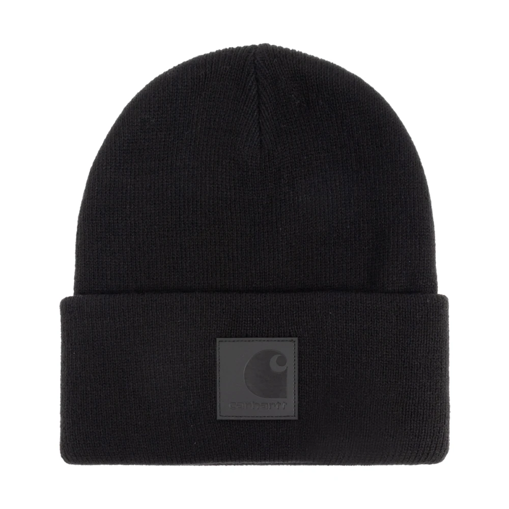 Carhartt WIP Black Logo Beanie Black Unisex