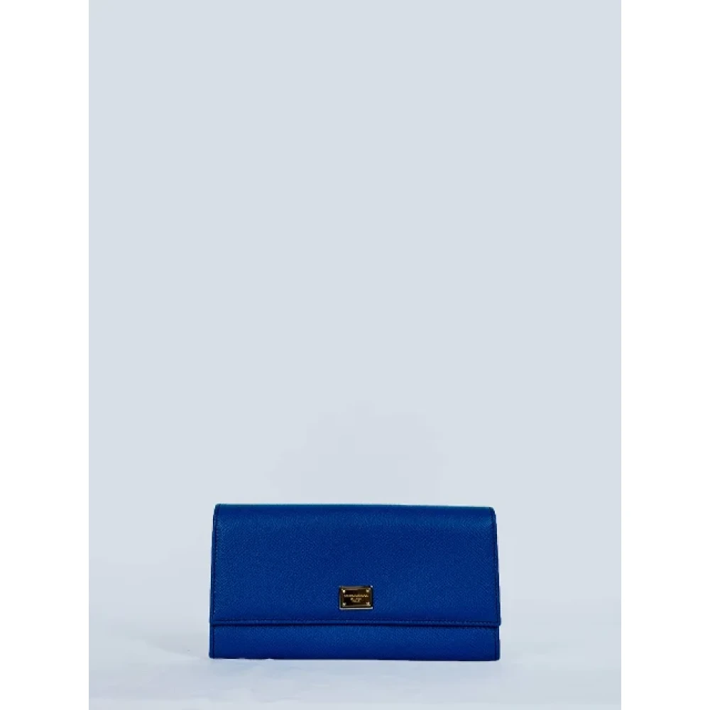 Dolce & Gabbana Pre-owned Fabric clutches Blue Dames