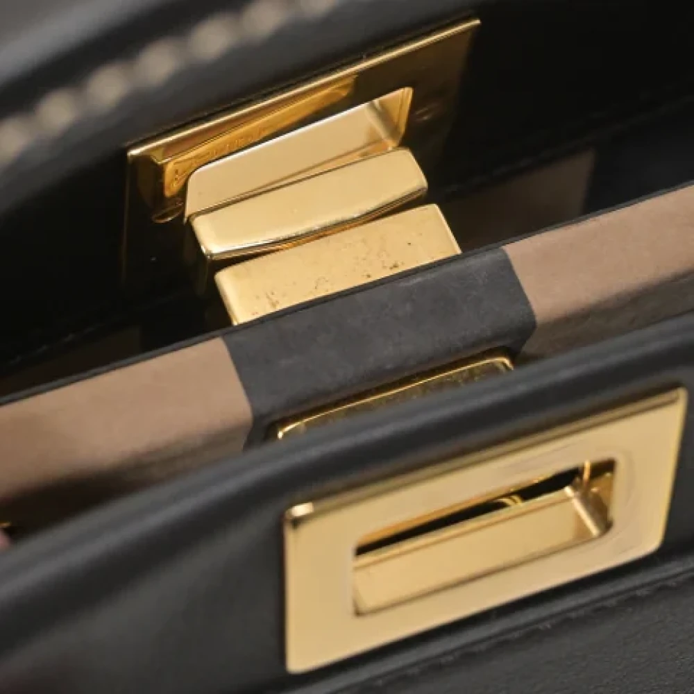 Fendi Vintage Pre-owned Leather fendi-bags Black Dames