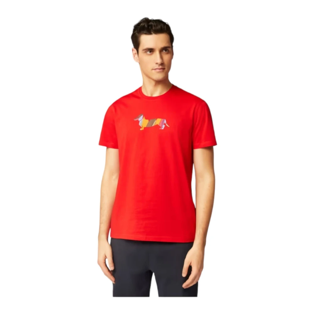 Harmont & Blaine T-Shirts Red Heren