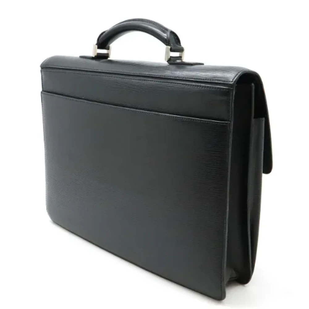 Louis Vuitton Vintage Pre-owned Leather louis-vuitton-bags Black Dames