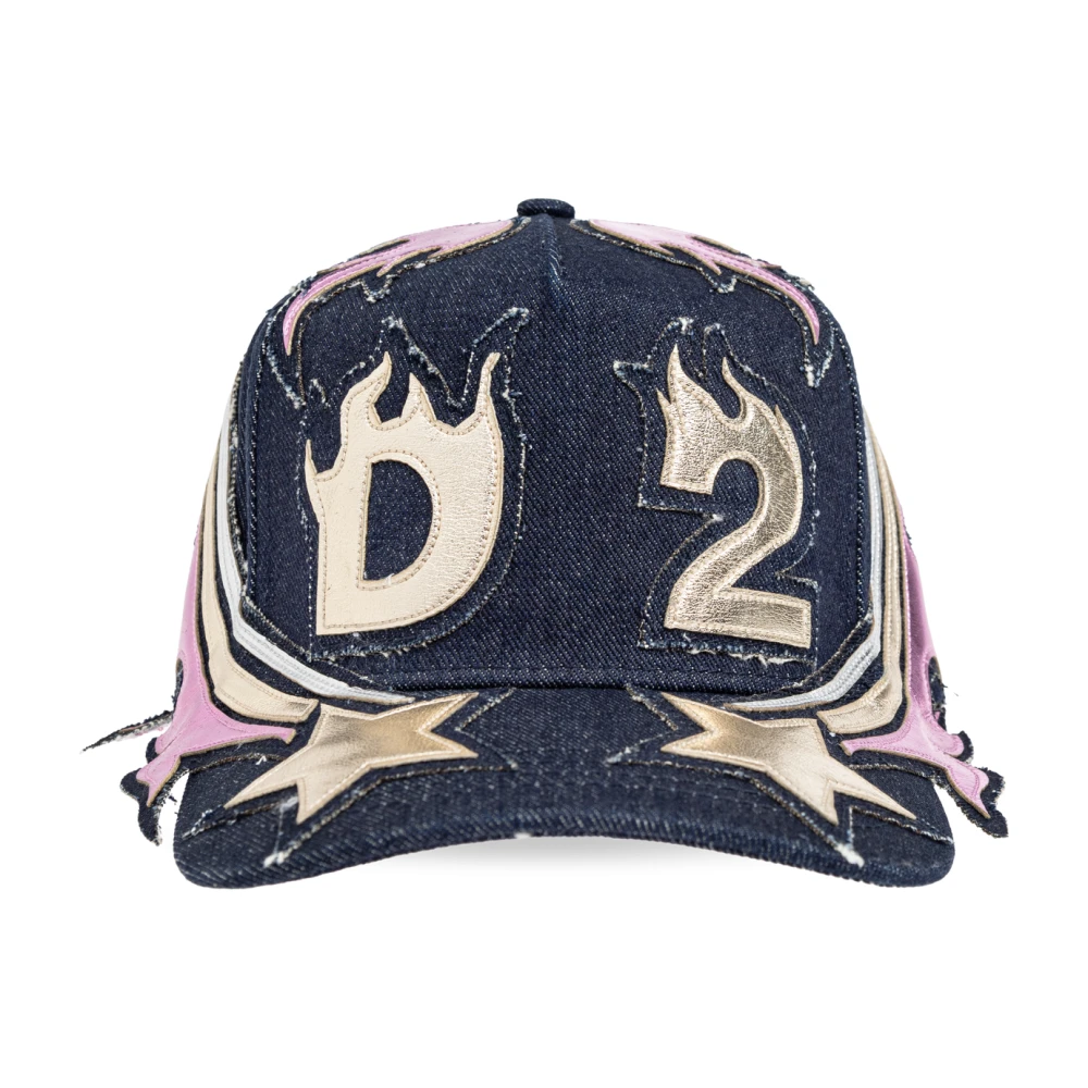 Dsquared2 Baseballpet Blue Heren