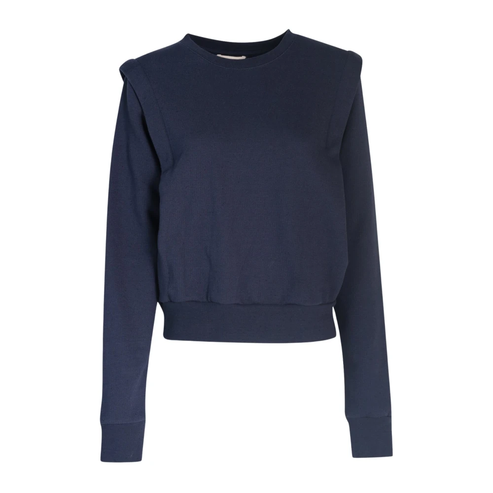 March23 Trui met ronde hals Blue Dames