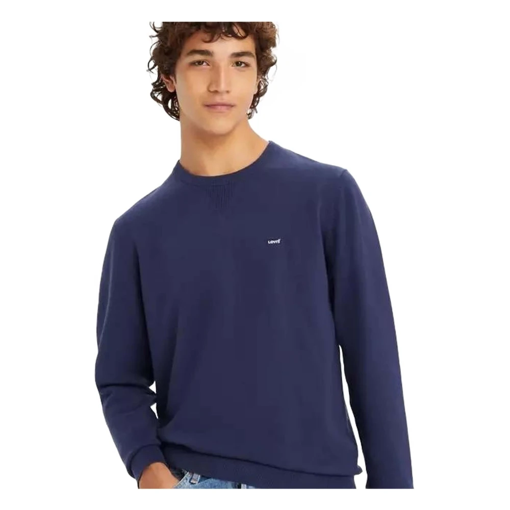 Levi's Lichtgewicht Housemark Sweater Blue Heren