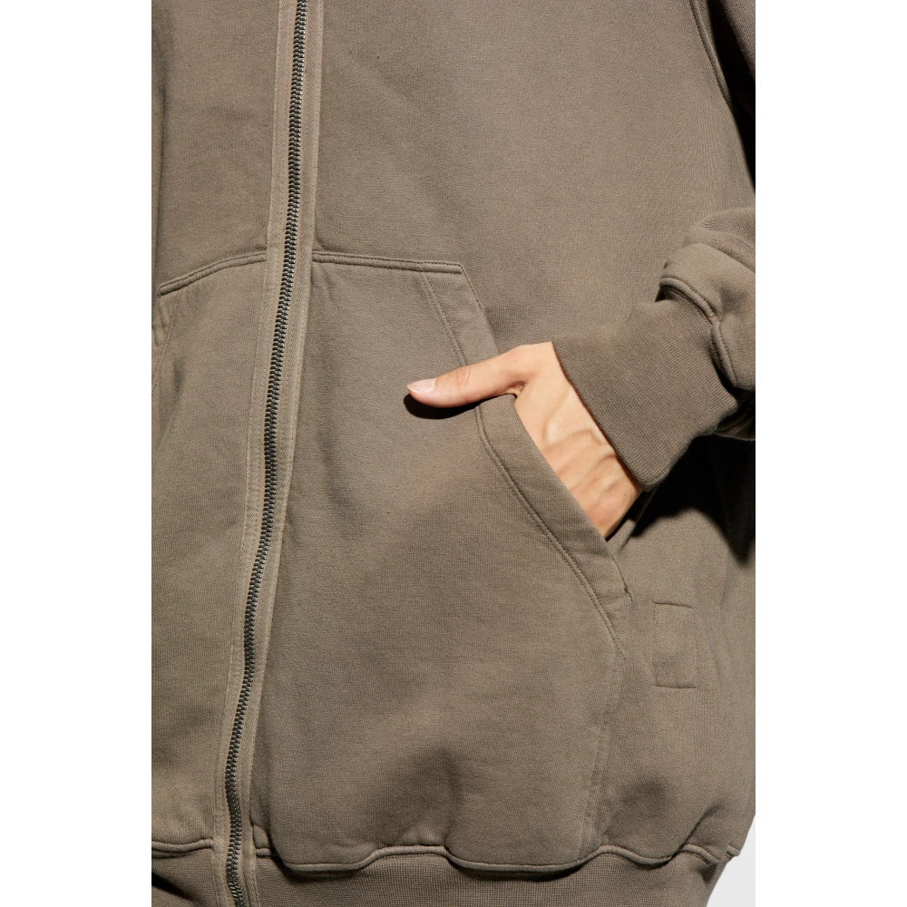 Rick Owens Sweatshirt Jumbo Gimb Brown Heren