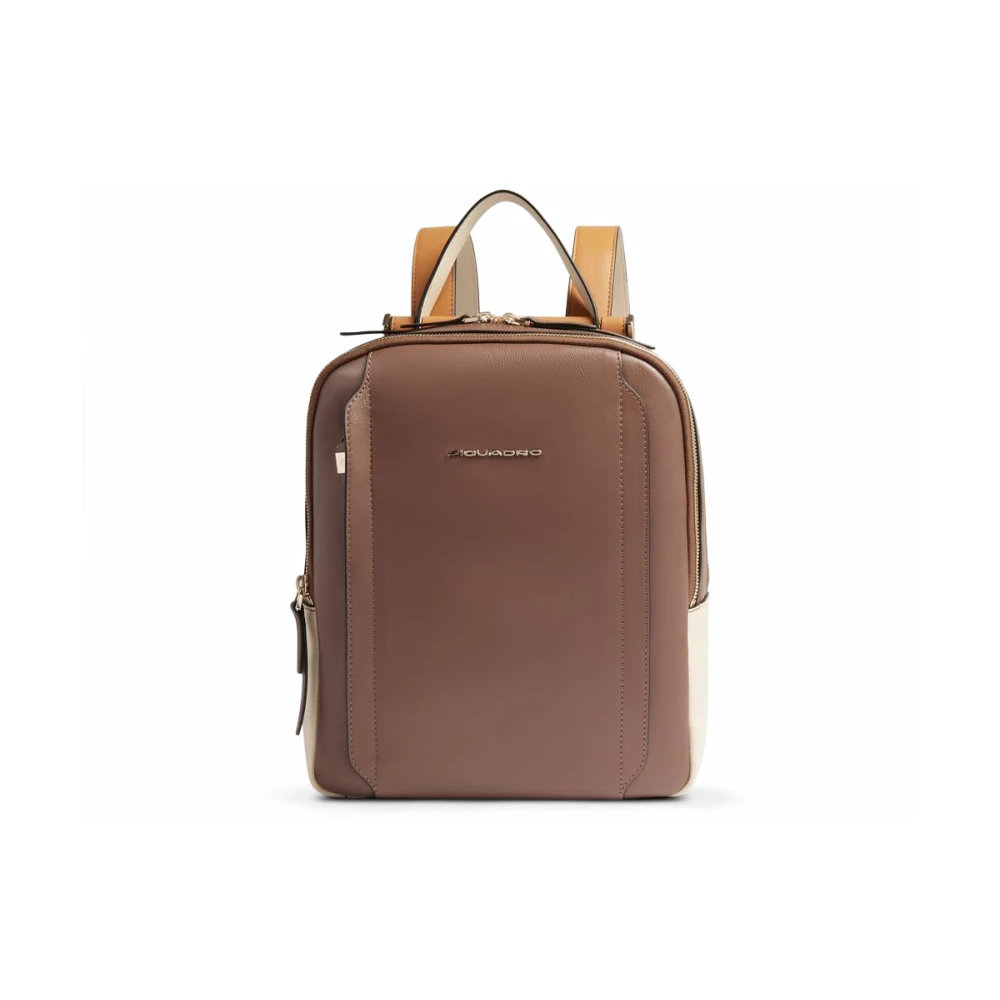 Piquadro Femme Marron Sacs, Brun, Taille: One Size Sac À Dos Pour Ipad® Avec Protection Rfid