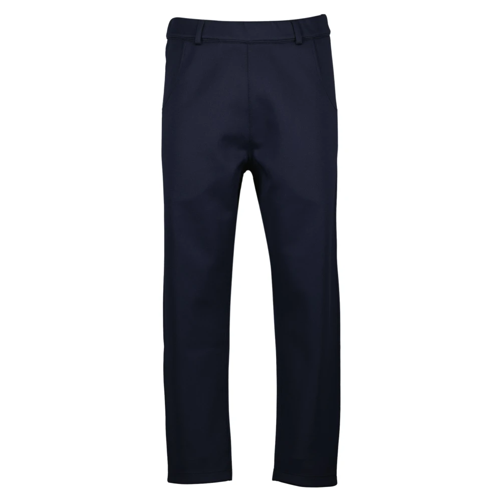 Prada Men's Blue Straight Trousers, M, Navy City Trousers